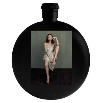 Angelina Jolie Round Flask