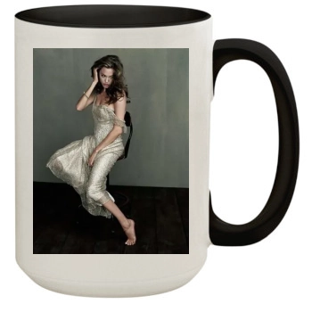 Angelina Jolie 15oz Colored Inner & Handle Mug