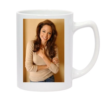 Angelina Jolie 14oz White Statesman Mug