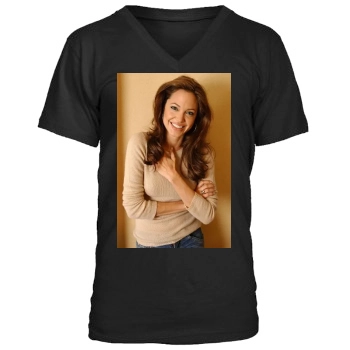 Angelina Jolie Men's V-Neck T-Shirt