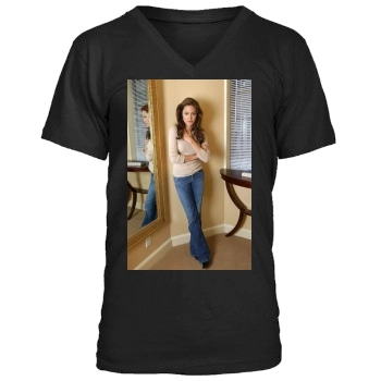 Angelina Jolie Men's V-Neck T-Shirt