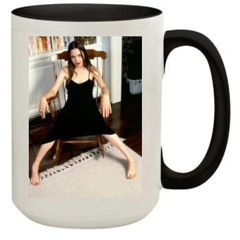 Angelina Jolie 15oz Colored Inner & Handle Mug