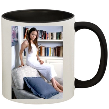 Angelina Jolie 11oz Colored Inner & Handle Mug