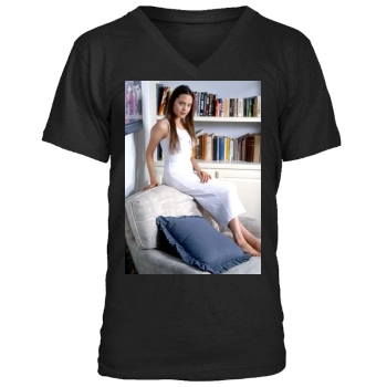 Angelina Jolie Men's V-Neck T-Shirt