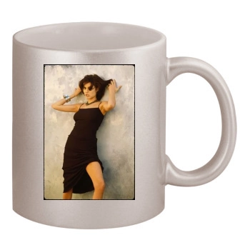 Angelina Jolie 11oz Metallic Silver Mug