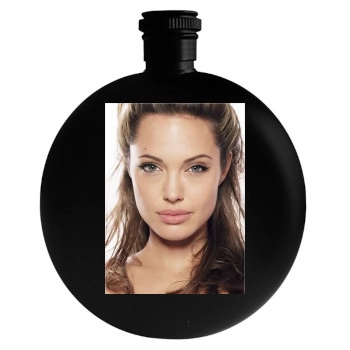 Angelina Jolie Round Flask