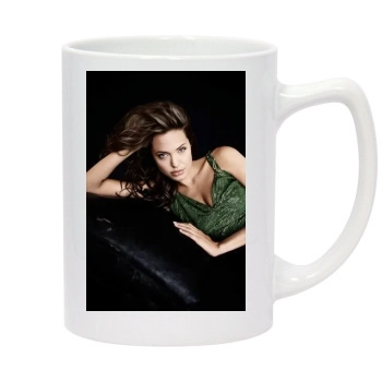 Angelina Jolie 14oz White Statesman Mug