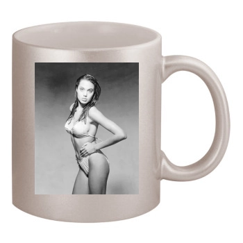 Angelina Jolie 11oz Metallic Silver Mug