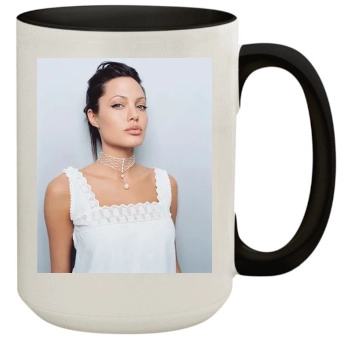 Angelina Jolie 15oz Colored Inner & Handle Mug