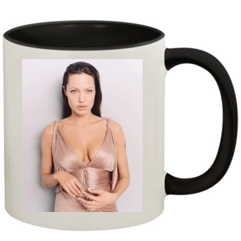 Angelina Jolie 11oz Colored Inner & Handle Mug