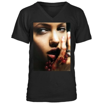 Angelina Jolie Men's V-Neck T-Shirt