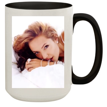 Angelina Jolie 15oz Colored Inner & Handle Mug