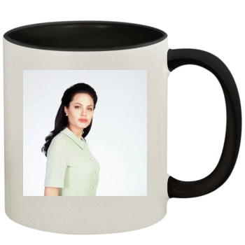 Angelina Jolie 11oz Colored Inner & Handle Mug