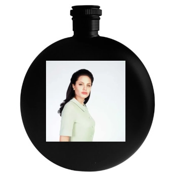 Angelina Jolie Round Flask