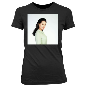 Angelina Jolie Women's Junior Cut Crewneck T-Shirt