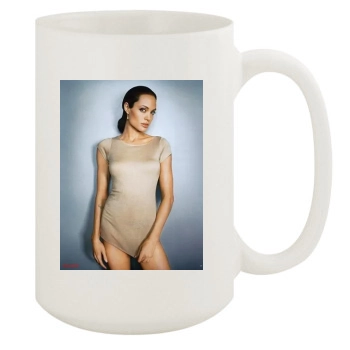 Angelina Jolie 15oz White Mug