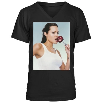 Angelina Jolie Men's V-Neck T-Shirt