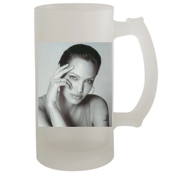 Angelina Jolie 16oz Frosted Beer Stein