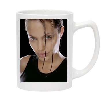 Angelina Jolie 14oz White Statesman Mug