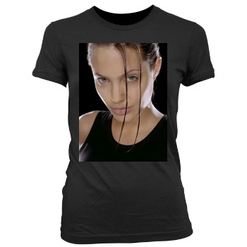 Angelina Jolie Women's Junior Cut Crewneck T-Shirt