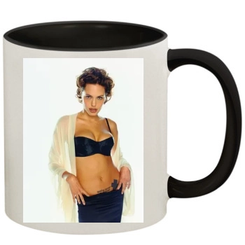 Angelina Jolie 11oz Colored Inner & Handle Mug