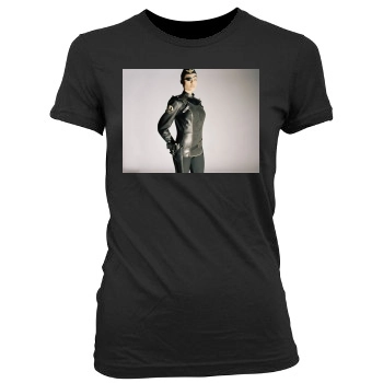 Angelina Jolie Women's Junior Cut Crewneck T-Shirt