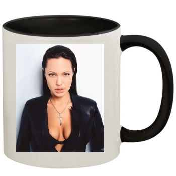 Angelina Jolie 11oz Colored Inner & Handle Mug