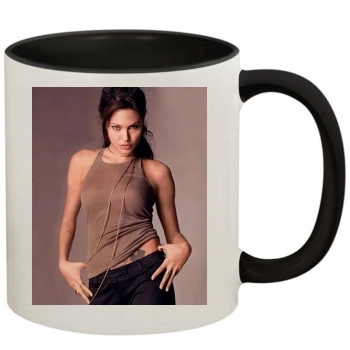 Angelina Jolie 11oz Colored Inner & Handle Mug