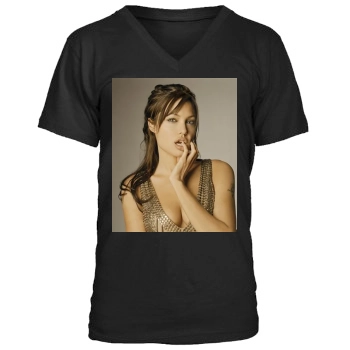 Angelina Jolie Men's V-Neck T-Shirt