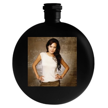 Angelina Jolie Round Flask