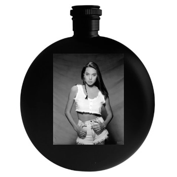 Angelina Jolie Round Flask