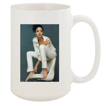 Angelina Jolie 15oz White Mug