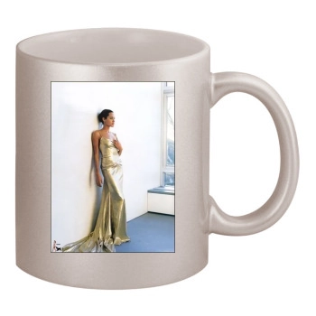 Angelina Jolie 11oz Metallic Silver Mug