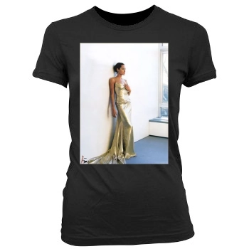 Angelina Jolie Women's Junior Cut Crewneck T-Shirt