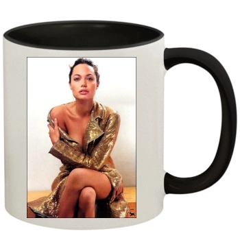 Angelina Jolie 11oz Colored Inner & Handle Mug