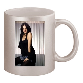 Asia Argento 11oz Metallic Silver Mug