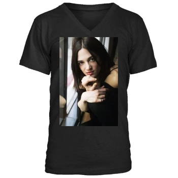 Asia Argento Men's V-Neck T-Shirt