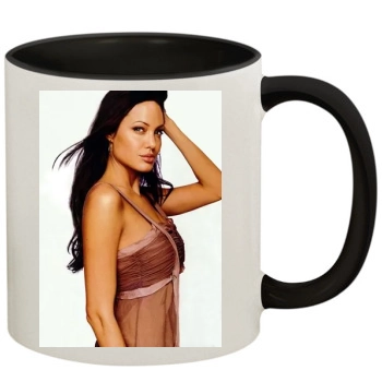 Angelina Jolie 11oz Colored Inner & Handle Mug