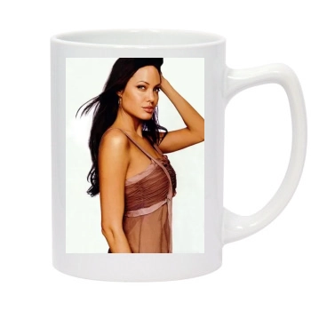 Angelina Jolie 14oz White Statesman Mug