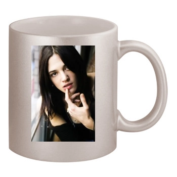 Asia Argento 11oz Metallic Silver Mug