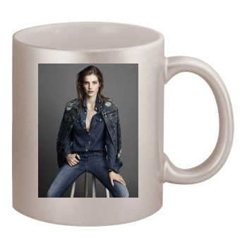 Asia Argento 11oz Metallic Silver Mug