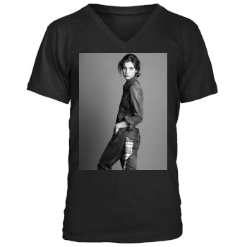 Asia Argento Men's V-Neck T-Shirt