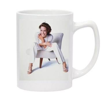 Angelina Jolie 14oz White Statesman Mug