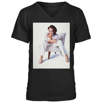 Angelina Jolie Men's V-Neck T-Shirt