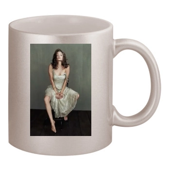 Angelina Jolie 11oz Metallic Silver Mug