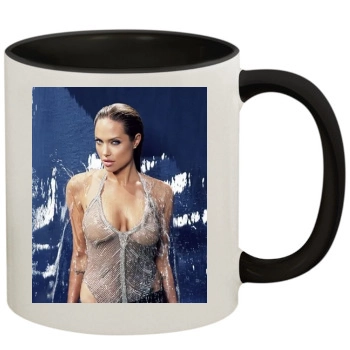 Angelina Jolie 11oz Colored Inner & Handle Mug