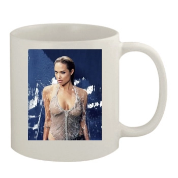 Angelina Jolie 11oz White Mug