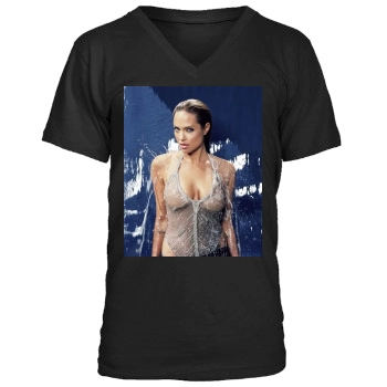 Angelina Jolie Men's V-Neck T-Shirt