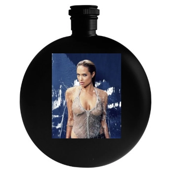 Angelina Jolie Round Flask