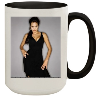 Angelina Jolie 15oz Colored Inner & Handle Mug